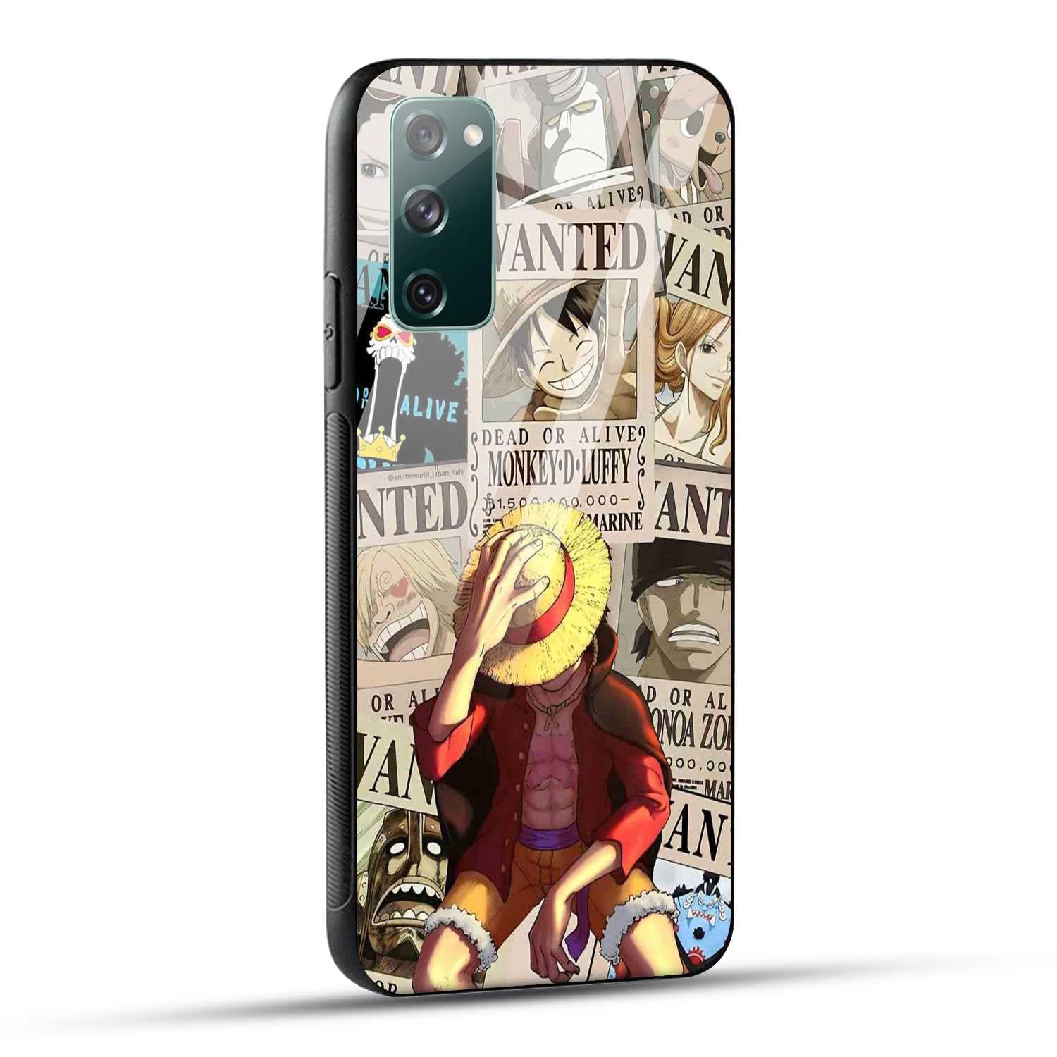 NDCOM for Samsung Galaxy S20 FE 5G Back Cover Glass Case Anime One Piece Wanted Luffy (B0CM44K2S1) Amazon Price History, Amazon Price Tracker