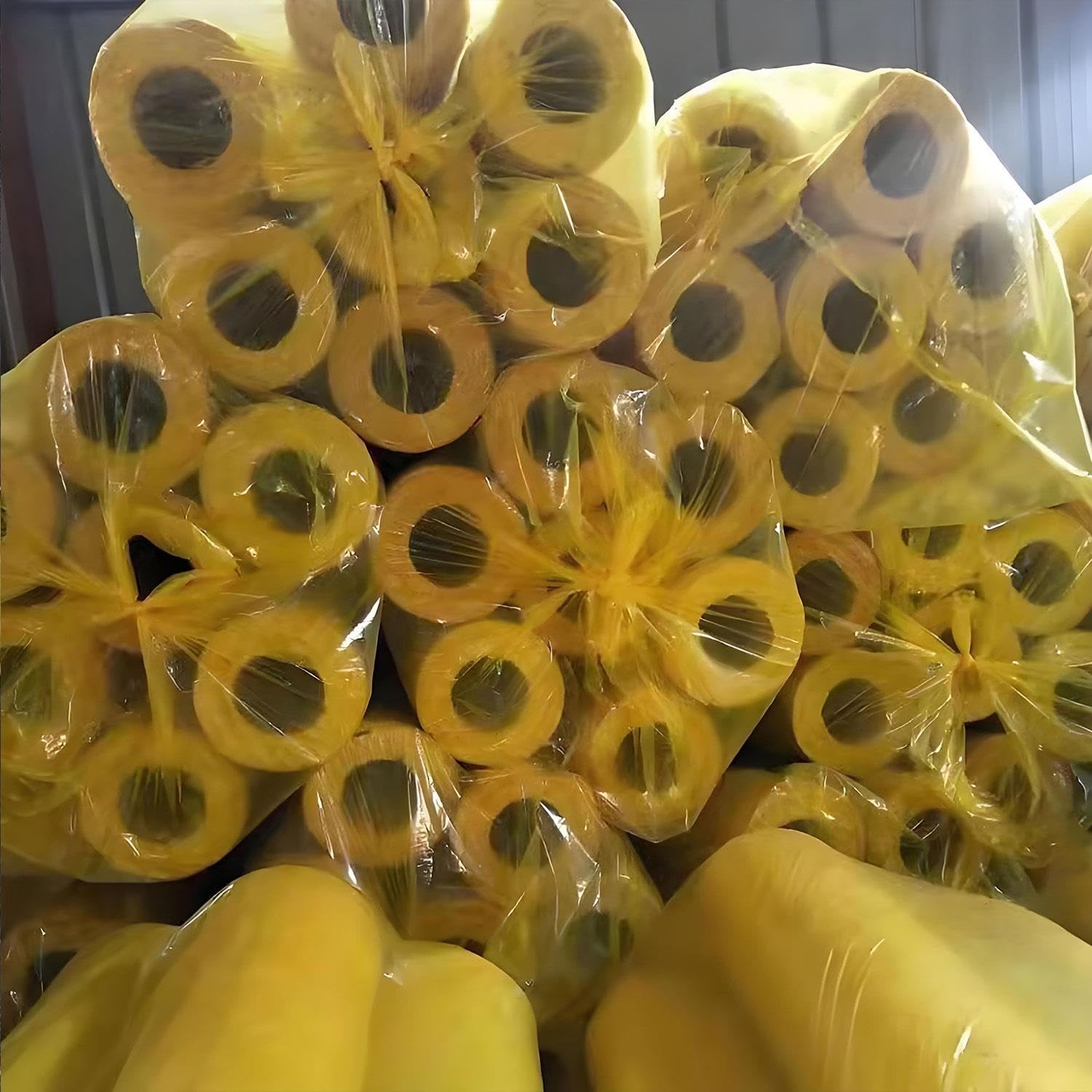Aislamiento de Tubo de Calefacción 1M con Lámina de Aluminio Autoadhesiva