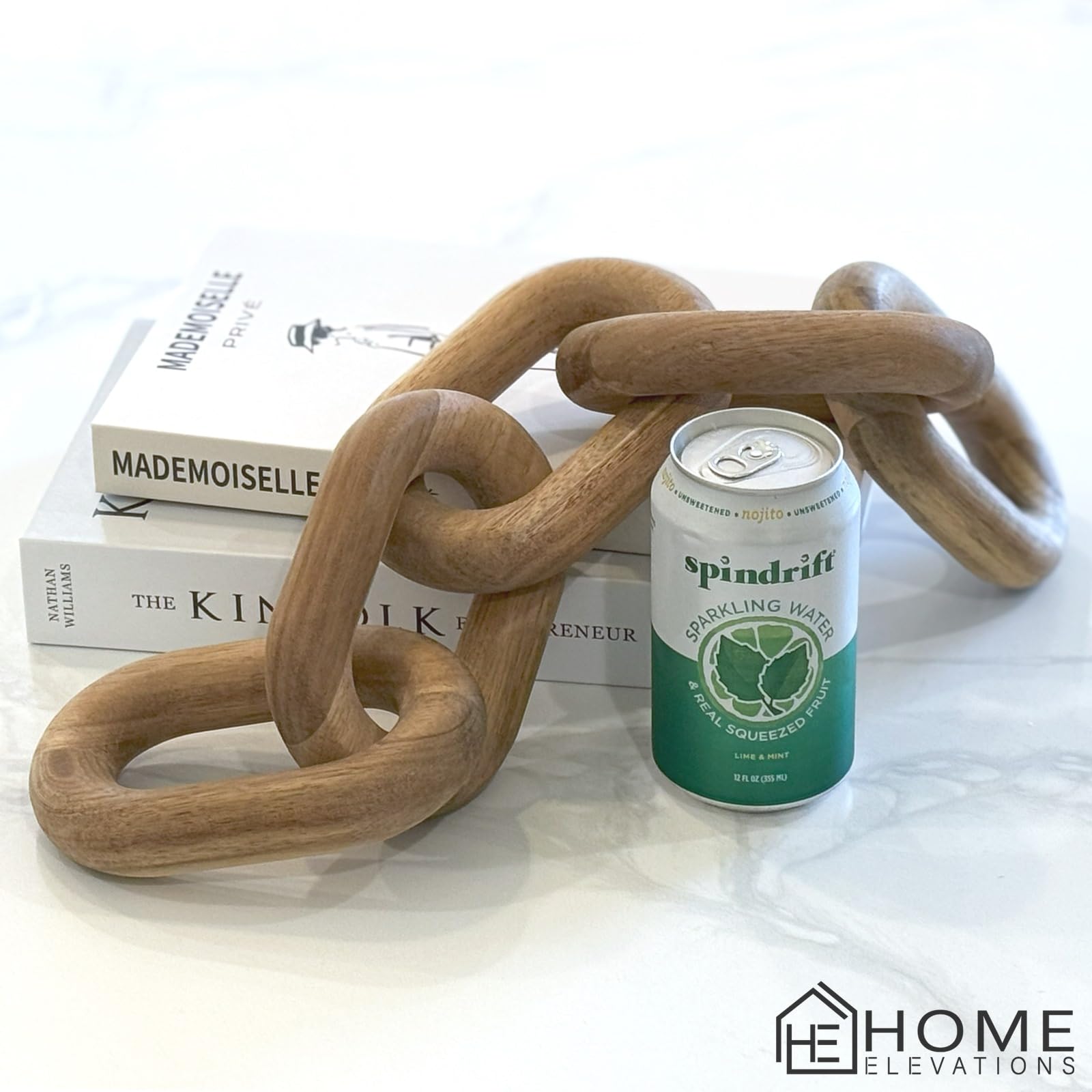 Natural Wood Chain Link Decor – 21