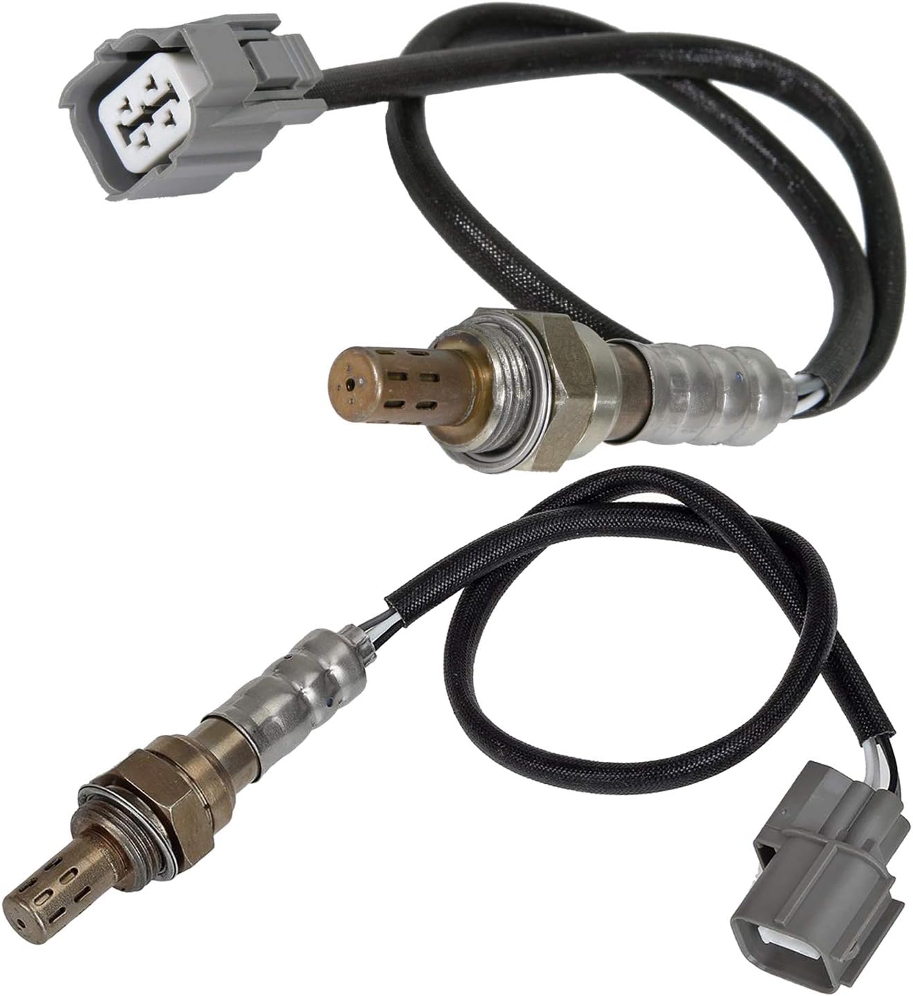 Upstream and Downstream O2 Oxygen Sensor Replacement for 2000 2001 2002 Honda Accord V6 3.0L, for 2000-2003 Acura TL V6 3.2L, for 2001-2003 Acura CL V6 3.2L 02 Sensor 234-4727 234-4621