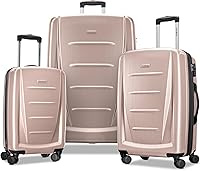 Vista 63 de Samsonite Winfield 2 Equipaje rígido con ruedas giratorias, Carbón vegetal, Grande de 28 pulgadas, a cuadros