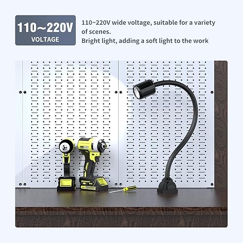 Miniatura 3 de Luz de máquina Led,Luz de trabajo flexible IP65 Luz de fresado de torno impermeable, luz de prensa de taladro Iluminación industrial