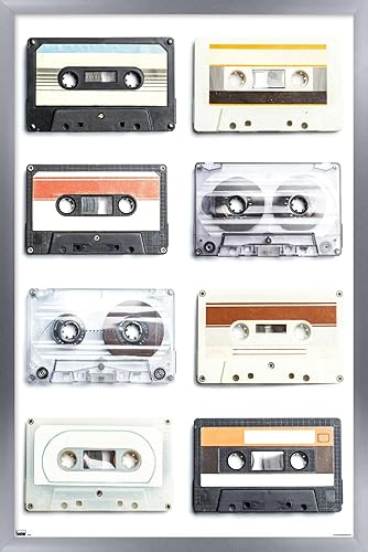 Miniatura 8 de Trends International Póster de pared de casetes, 22.375 x 34 pulgadas, versión sin marco Versión sin marco,Versión enmarcada Barnwood,Versión con