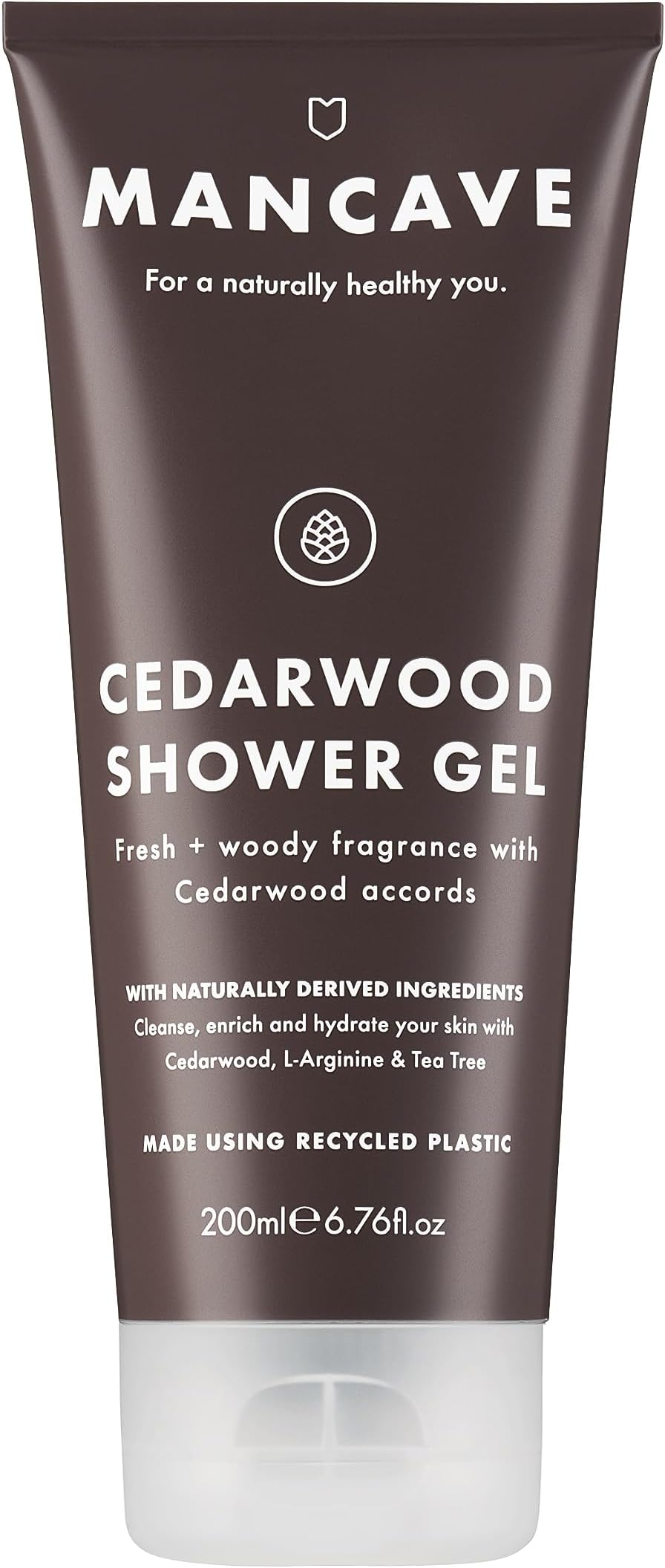 ManCave Natural Cedarwood Shower Gel 200ml