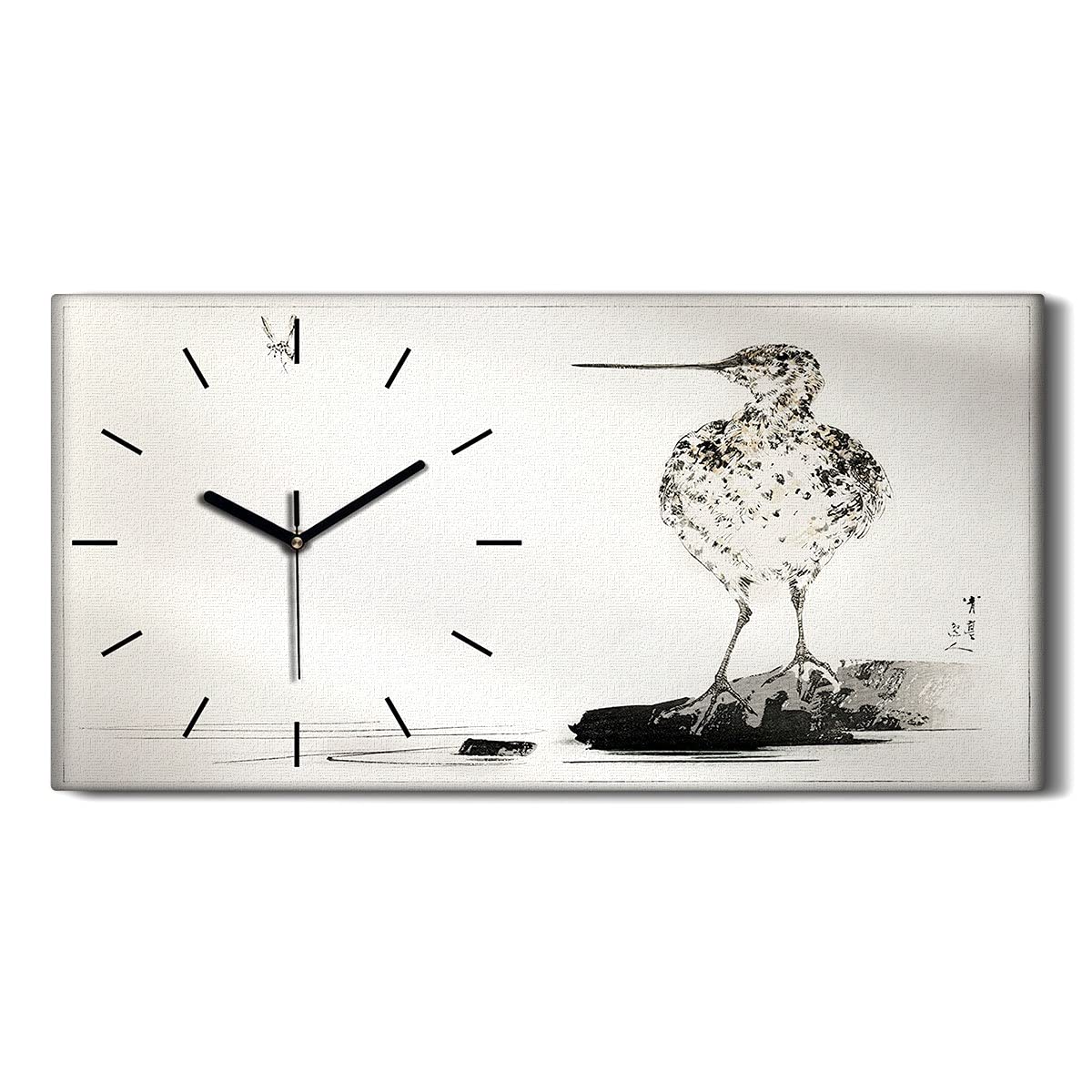 Horloge sur Toile Ne Pas Tic Tac pour une Chambre Apaisante