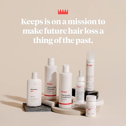 Miniatura 6 de Keeps Paquete de acondicionador de espuma y engrosamiento de Minoxidil para el crecimiento del cabello