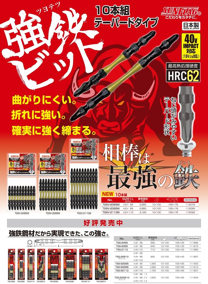 Amazon | 新亀製作所(Shinki Seisakusyo) TSSV-2085M 強鉄ビット