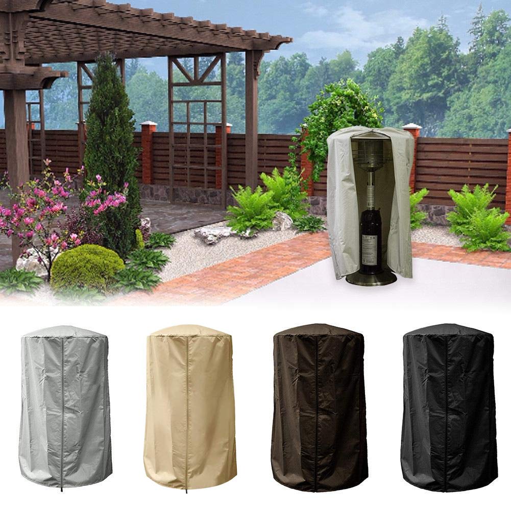 Copertura Per Riscaldatore Da Esterno - Impermeabile Oxford 210D, 221x53x61 Cm, Con Cerniera - Foto 5