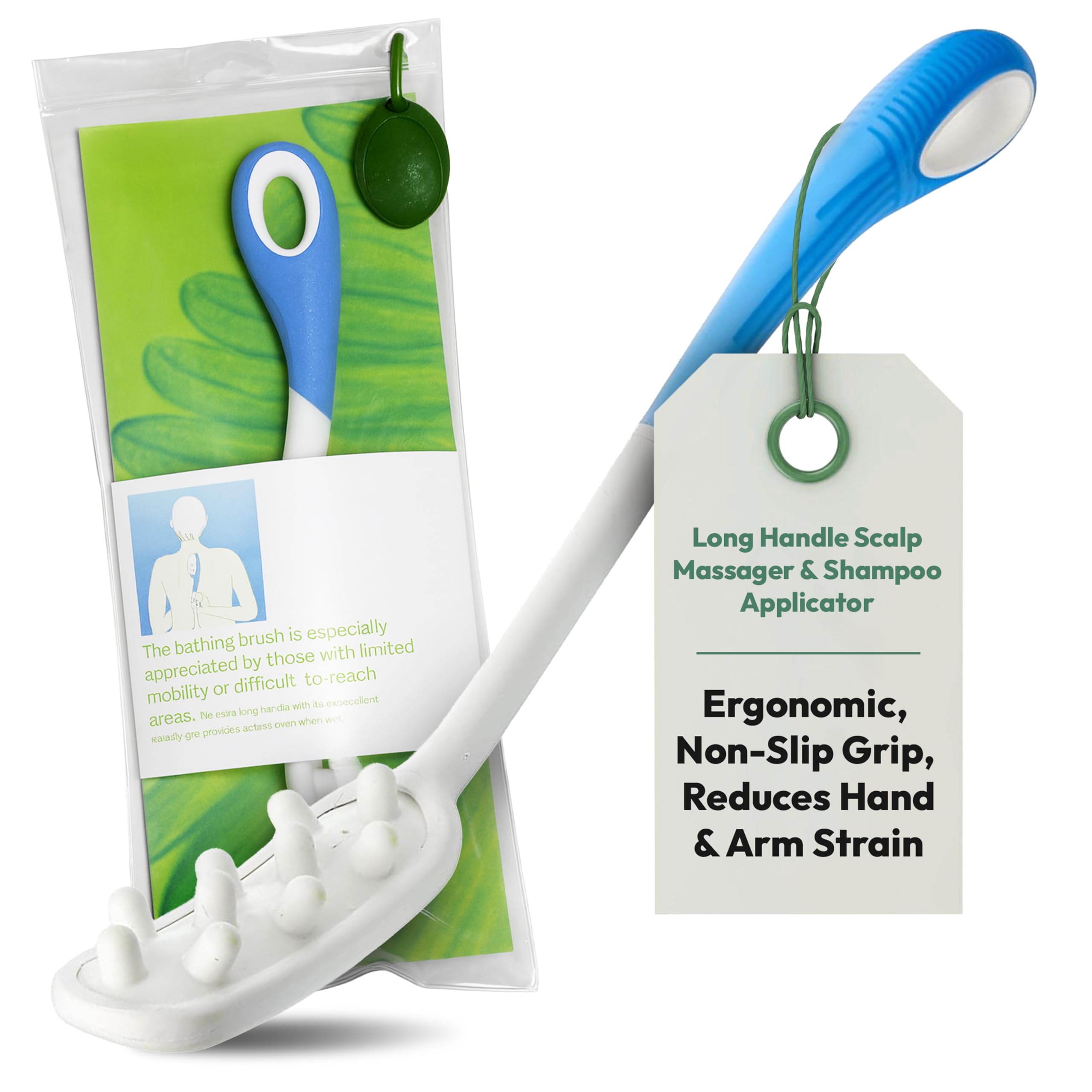 Amazon.com : Etac Beauty Hair Washer – Long Handle Scalp Massager