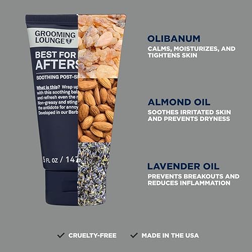 Miniatura 2 de Grooming Lounge Lo mejor para el último después del afeitado, bálsamo calmante después del afeitado, calma instantáneamente la piel irritada,