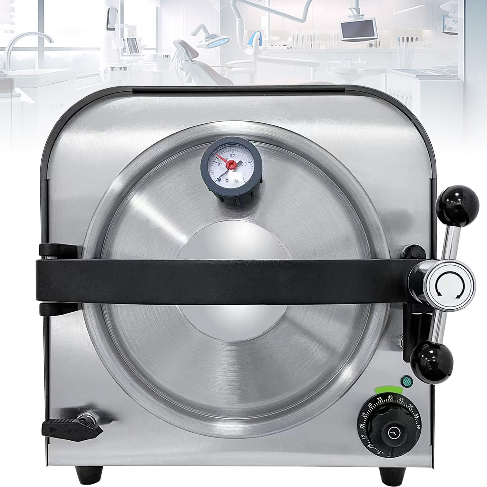New Upgrade Autoclave Sterilizers Lab Autoclave Machine, High Temperature Pressure Lab Sterilization Equipment, With Led Digital Display & Overheat Protection Etc 14L-900W
