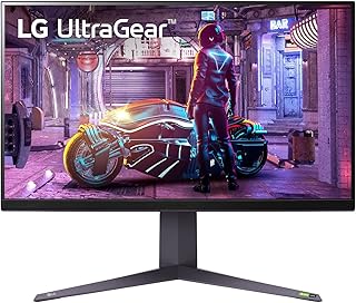 LG Ultragear 32GQ850-B 32" QHD(2560x1440) Nano IPS Gaming Monitor with 1ms Response Time, 240Hz Refresh Rate, GYNC Compatible & AMD FreeSync Premium Pro, HDMI 2.1, Tilt/Height/Pivot Adjustable
