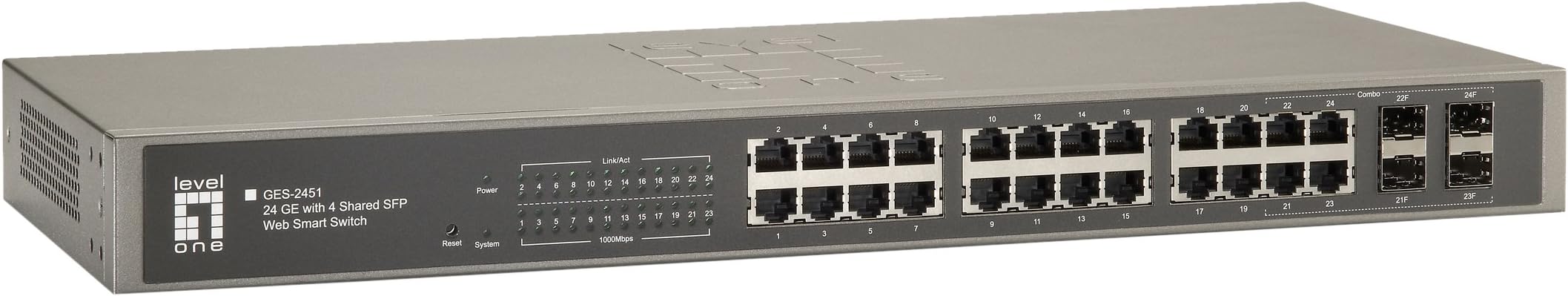 LevelOne 24-Port Gigabit Router (GES2451)