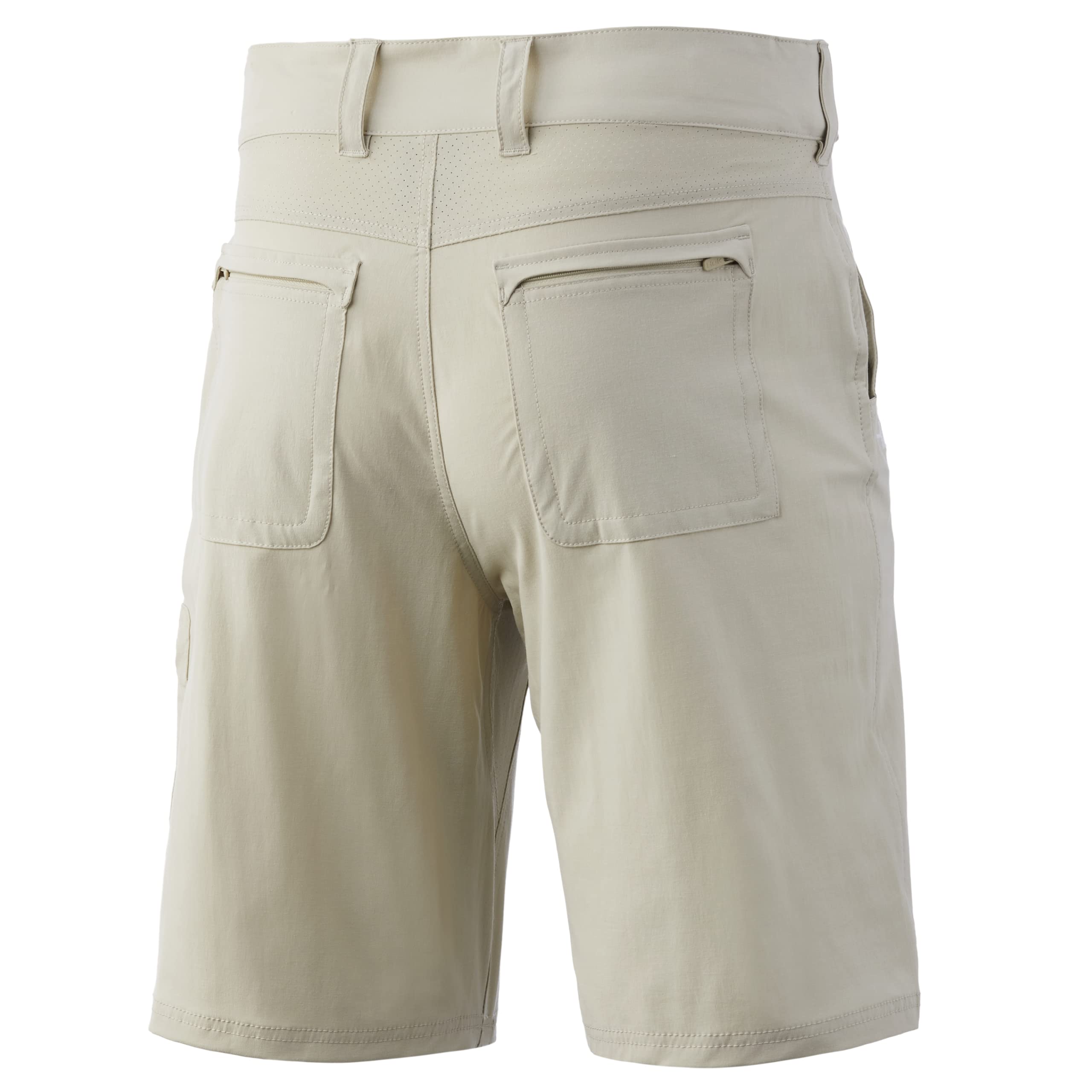 HUK Pantalones Cortos para Hombre Next Level de 10,5 Pulgadas, de Secado rápido, con protección Solar UPF 30+