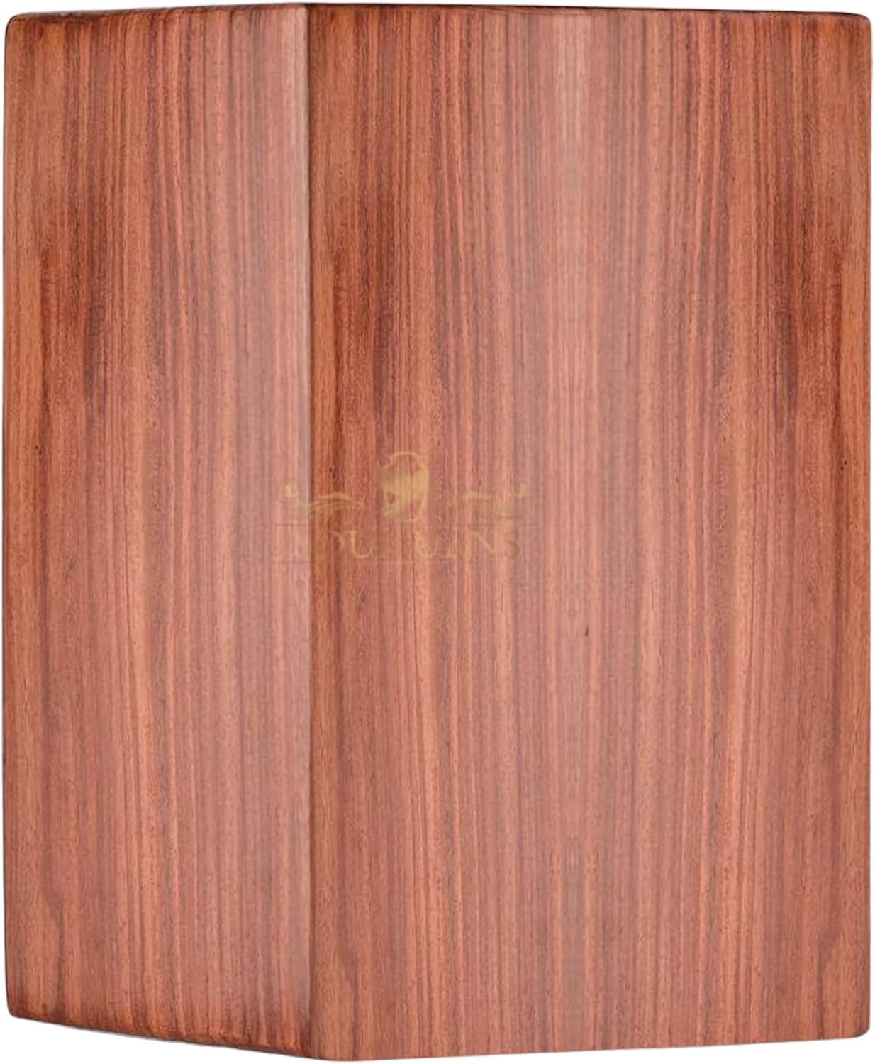 SOULURNS Solid Rosewood Cremation Urn for Adult Human Ashes | Wooden Memorial Box for Funeral (Nested Set of 3)