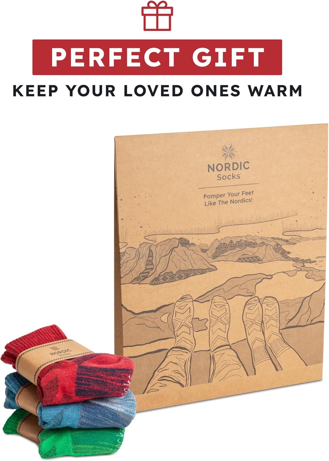 NORDIC Socks Merino Wool Lightweight Hiking Socks for Men & Women, 3-Pack Low Cut in Black, Unisex, Anti-Blister