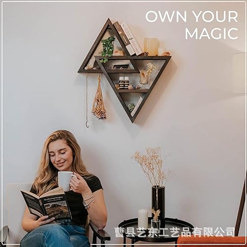 Miniatura 3 de CYGURT Estantes de pared de madera