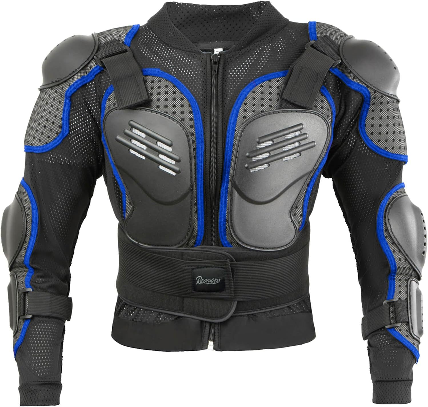 Kids Motorcycle Jacket Dirt Bike Gear, Chest Back Protector for Motor Bike, Children Motorcycle Full Body Armor Jacket for Cycling MTB ATV Skate Skii