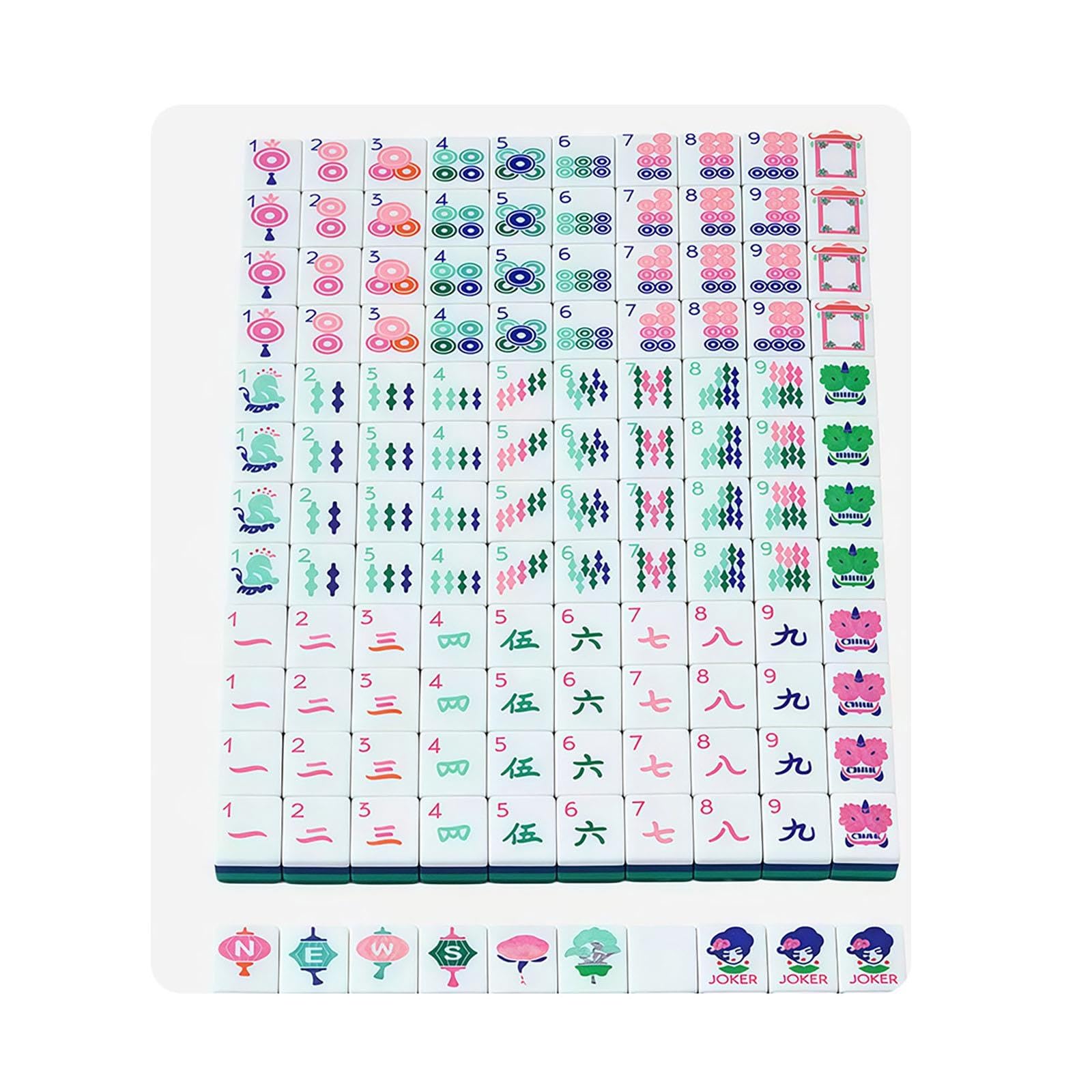 Nouvel Ensemble de Mahjong américain de Style américain