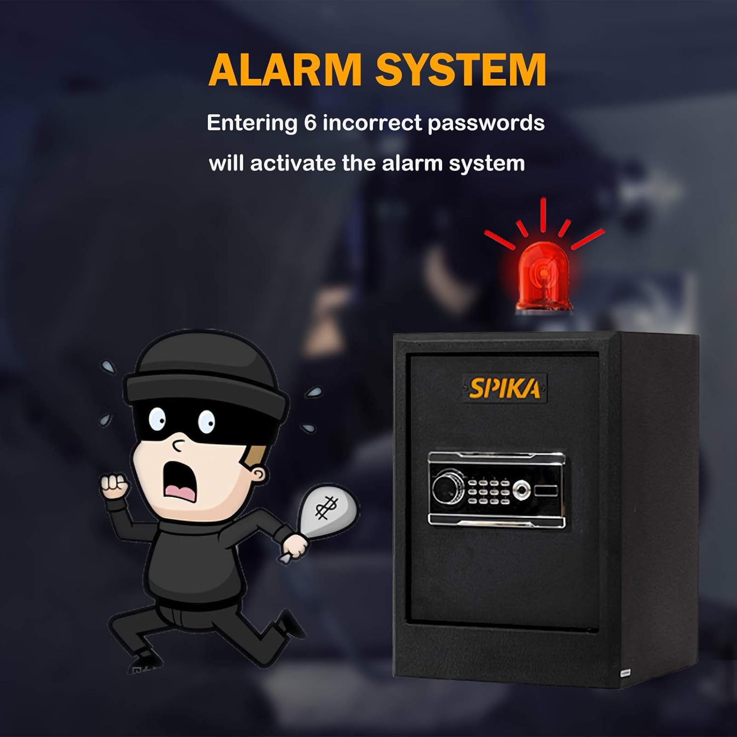 Exсluѕіvе Dіѕсоunt 90% Prісе SPIKA Home Security Safe Box Large Capacity with Digital Keyboard Fingerprint Lock Keyhole Office Safe Box,Cash Documents Storage Gun Protection-2 Cubic Feet, Black