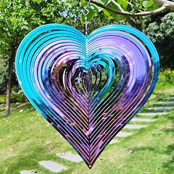 Wind Spinners Outdoor Wind Spinner, Metal Hanging Clearance Yard10