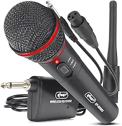 MICROFONE SEM FIO KNUP ALCANCE 30 METROS