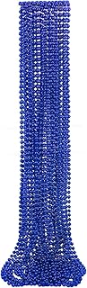Mardi Gras Beads Bead Necklace Parade Throws for Mardi Gras Christmas Pirate Baby Shower Carnival Birthday Party Supplies Decor Women Men