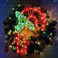 Vista 2 de Luces de silueta de ventana de Navidad de 16 pulgadas, paquete de 3 luces colgantes de ventana de Navidad para decoración de ventanas interiores