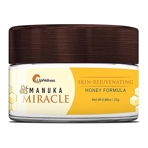 UpWellness Manuka Miracle - Bálsamo para el cuidado de la piel con miel de manuka aceite de oliva y cera de abejas - 088oz - 5 ingredientes UpWellness Manuka Miracle - Bálsamo para el cuidado de la piel con miel de manuka aceite de oliva y cera de abejas - 088oz - 5 ingredientes
