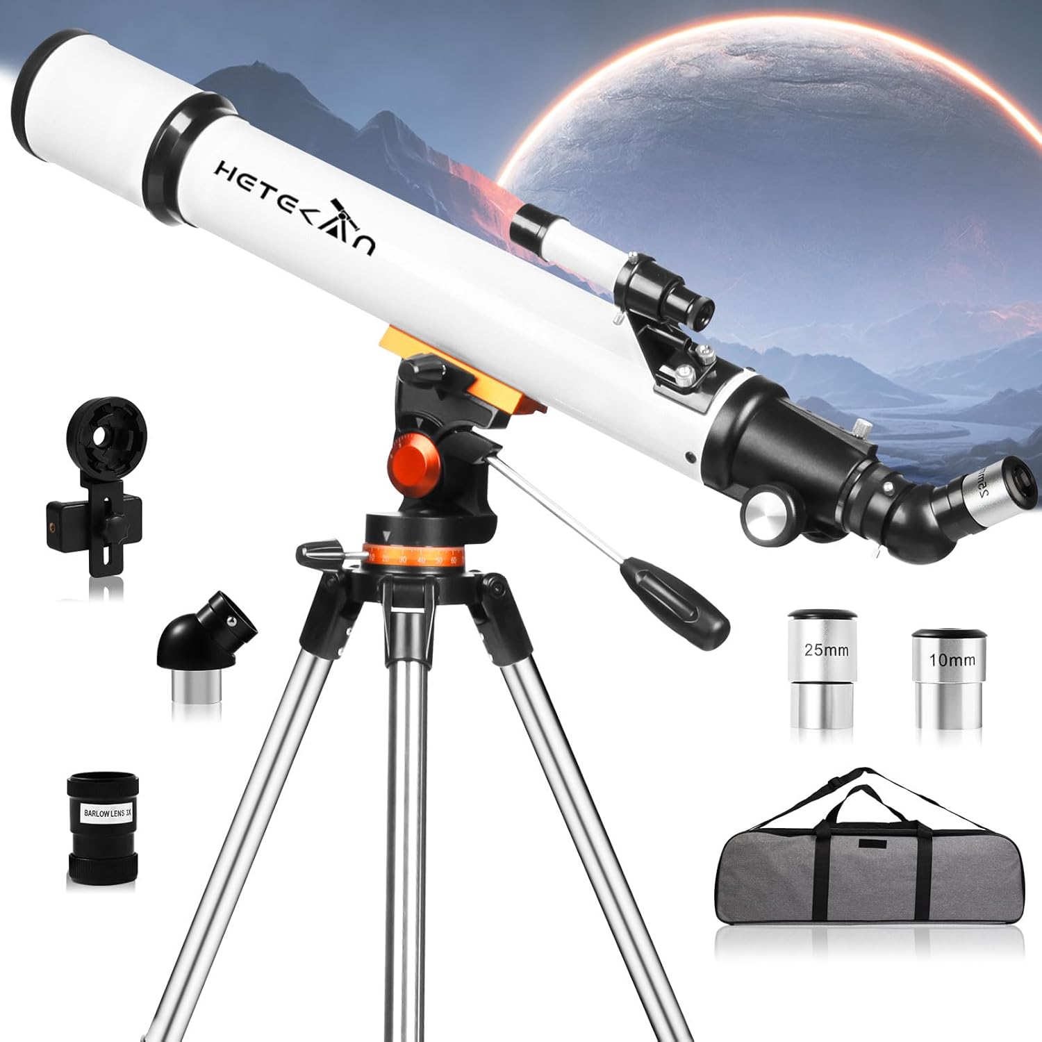 Telescopes for Adults Astronomy, 70mm Aperture 700mm AZ Mount