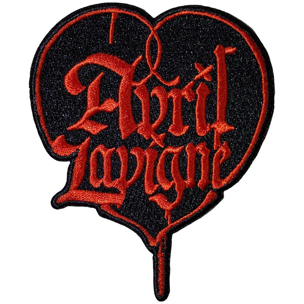 Avril Lavigne Heart Woven Patch One Size