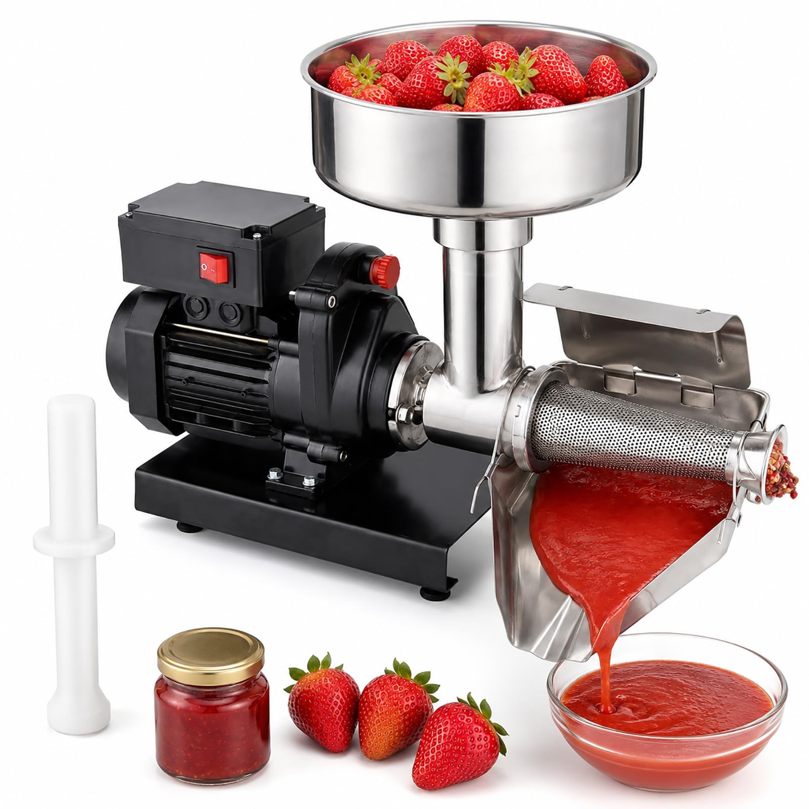 Passapomodoro Elettrico 450 W per pomodori e Frutta Morbida