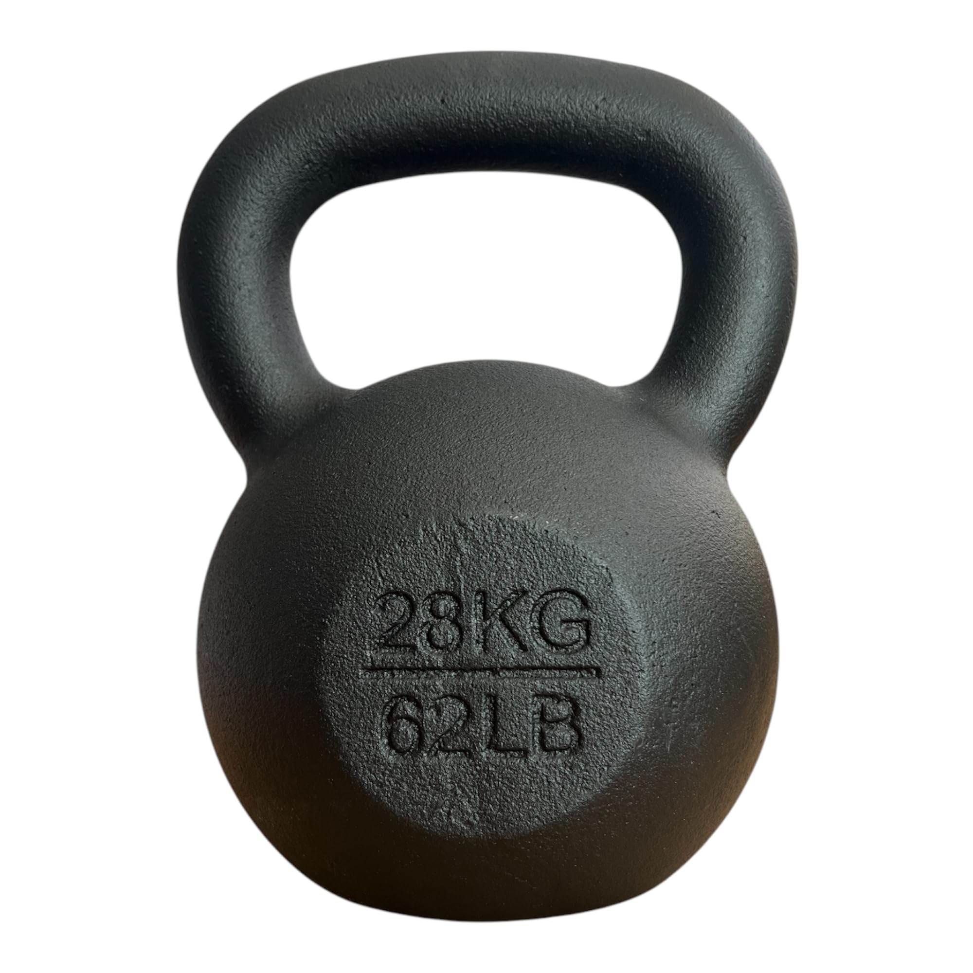 Chase Fitness 28KG Cast Iron Kettlebell for Strength and Cardio Home Gym Training 4kg - 40kg (28kg)