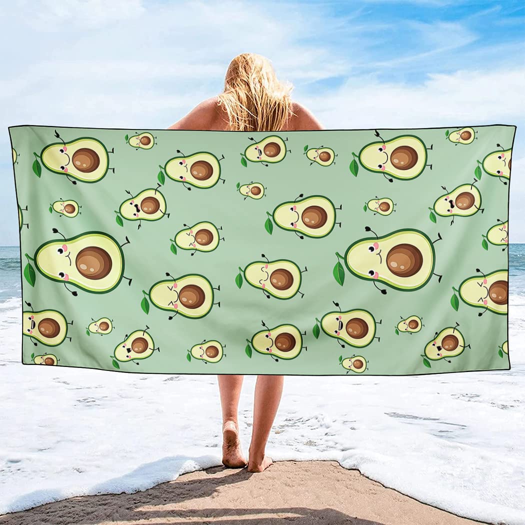 BZAXXQI Passion Fruit Print Beach Towel - Quick Dry, Super Soft Microfiber, 130x80cm, For Bath, Pool, Travel & Camping - View #8