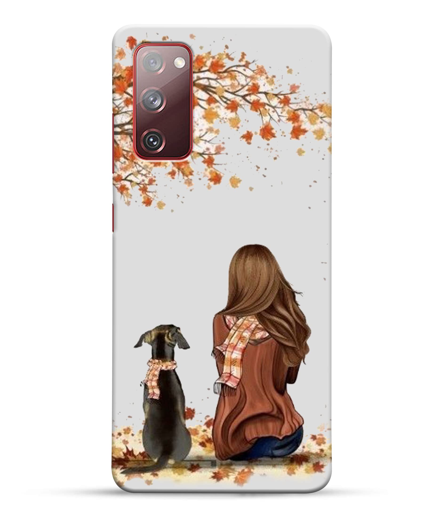 Dugvio Printed Hard Back Case Cover & Compatible for Samsung Galaxy S20 FE 5G / Samsung S20 FE 5G | Girl with Cute Dog (Multicolor) - D111 (B0BWPYR4P9) Amazon Price History, Amazon Price Tracker