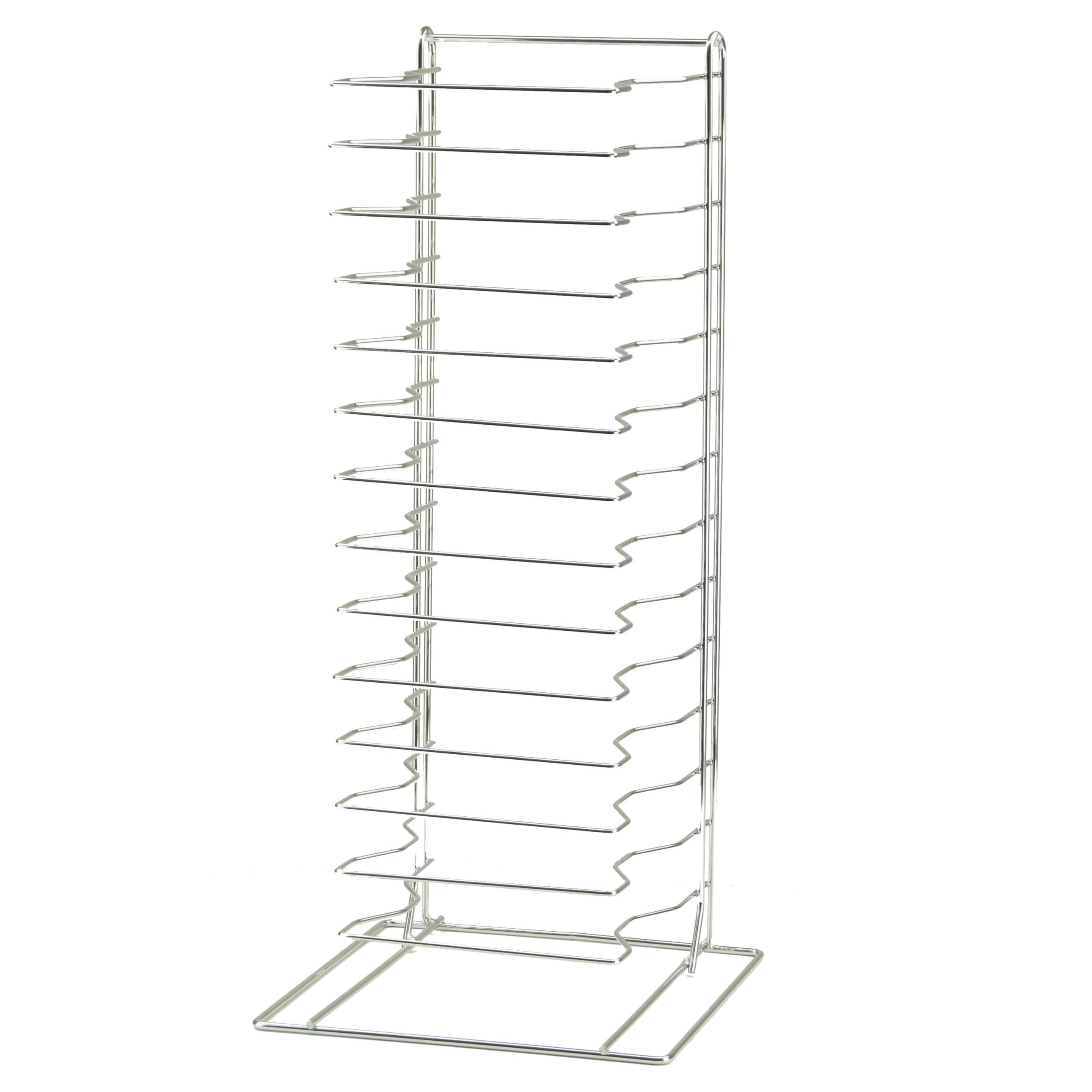 Support de plaque à pizza rack de rangement vertical GVK ECO pour grill et plaques