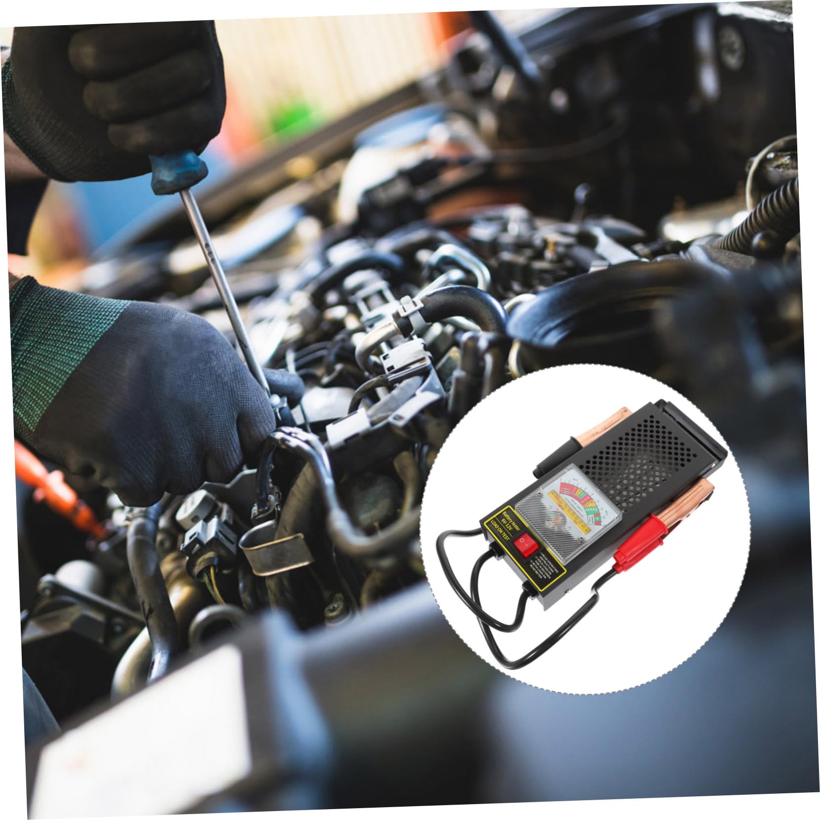 Comprobador de Batería de Coche, Herramienta de Diagnóstico