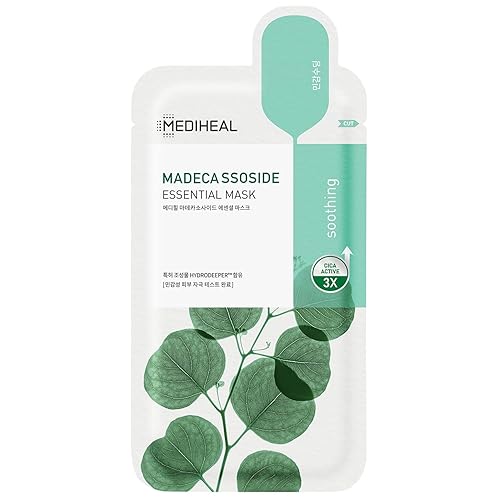 Miniatura 23 de Mediheal - Mejor mascarilla facial esencial coreana de hialuronato de agua Watermide - Mascarillas de lámina hidratantes y humectantes con Hyalu