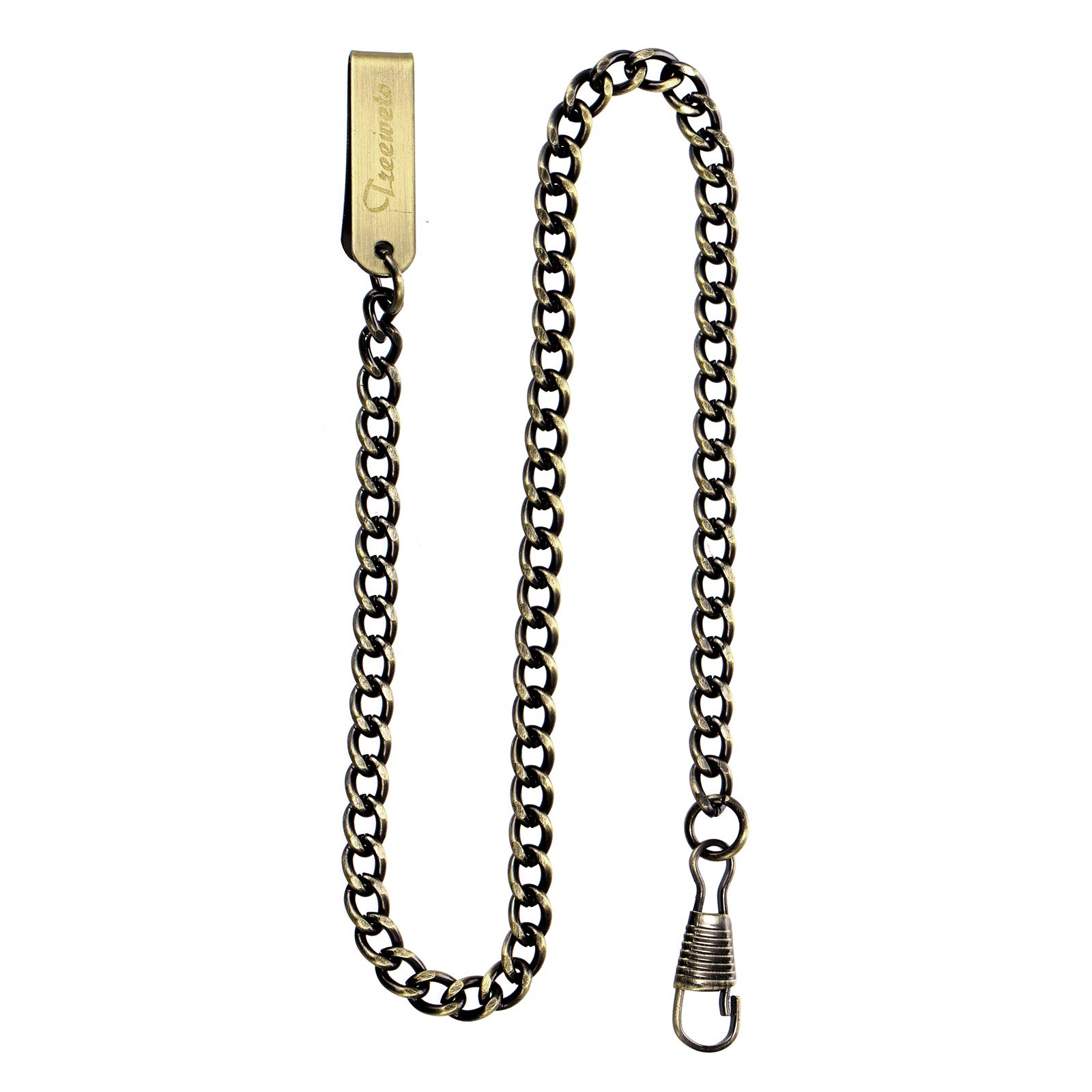 treeweto Pocket Watch Vest Chain 14.7 inch (37.5 cm) Bronze-picture-40