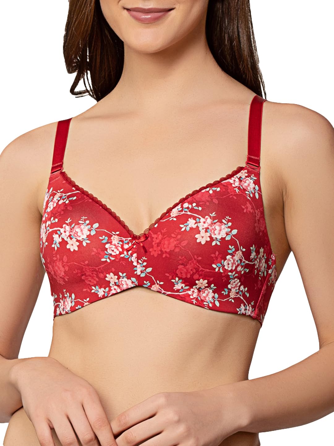 triumph International Women's Polyamide Padded Wire Free T-Shirt, Full-Coverage, Seamless Bra-picture-52