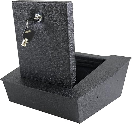 Vista 10 de WASAI Caja fuerte para armas debajo del asiento: caja de seguridad premium compatible con Chevrolet Silverado 2014-2019, GMC Sierra 1500, Silverado