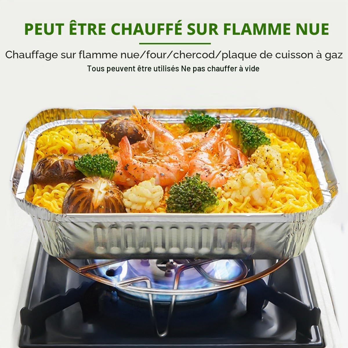 40 emballages de plaques d'égouttage en aluminium pour gril à bois Ninja OG701, bac à graisse, plaque d'égouttage également compatible avec Weber Spirit, Genesis, série Q Grill-Xing