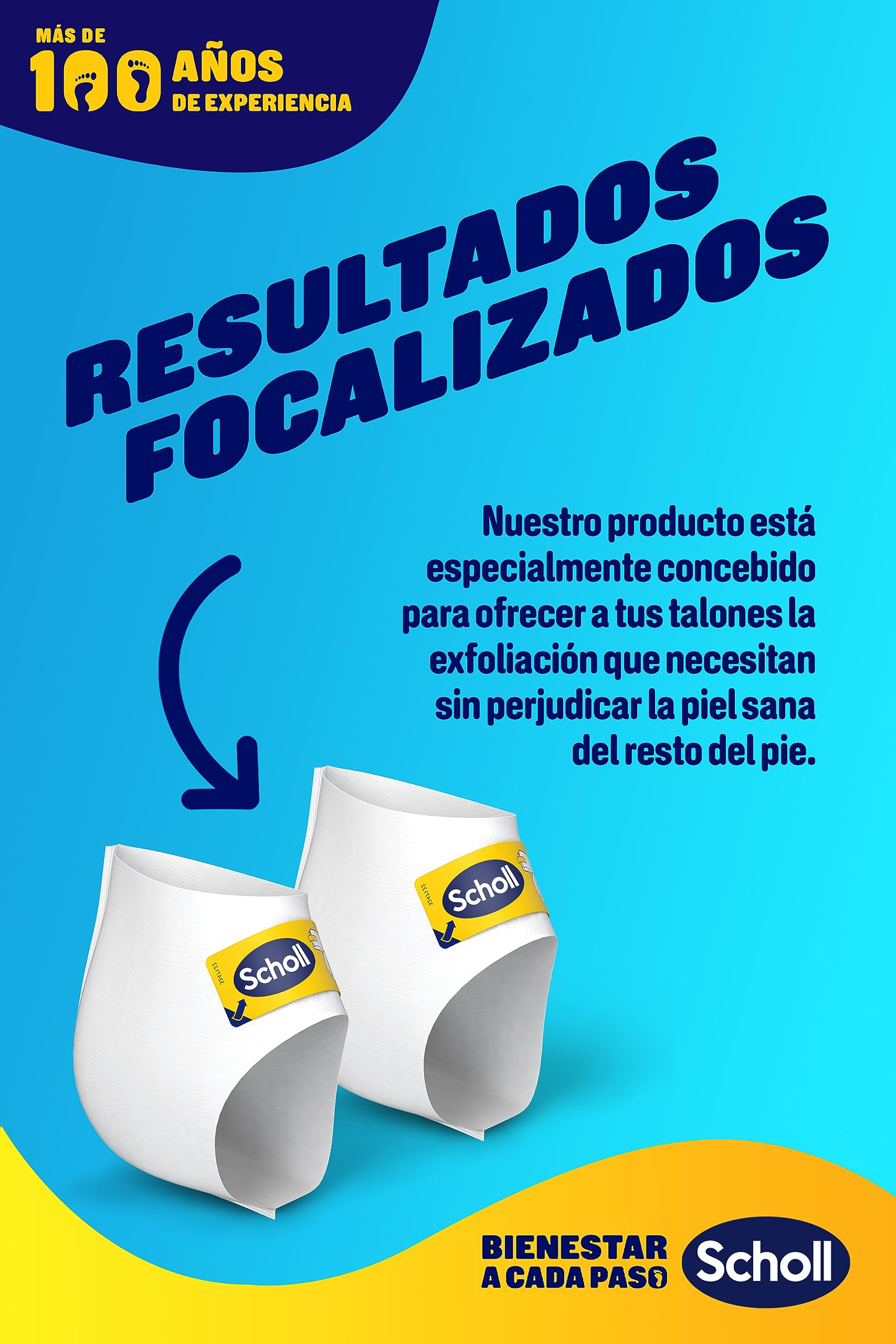 Dr. Scholl's Expert Care Mascarilla Exfoliante para Talones - 1 par
