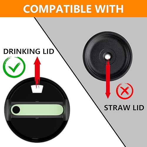 Miniatura 6 de ClosatMeaster Organizador de tapa de vaso, de acero inoxidable, desmontable, almacenamiento vertical de hasta 10 tazas, organizador de tapas para