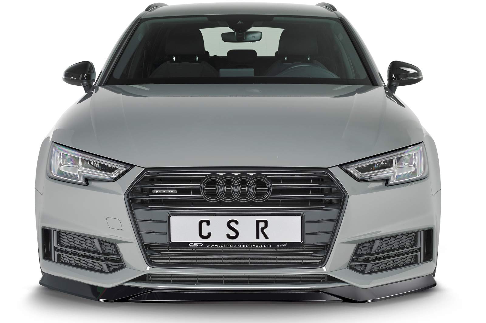 CSR-Automotive Cup-Spoilerlippe mit ABE Kompatibel mit/Ersatz für Audi A4 B9 8W S-Line / S4 B9 8W CSL376-G