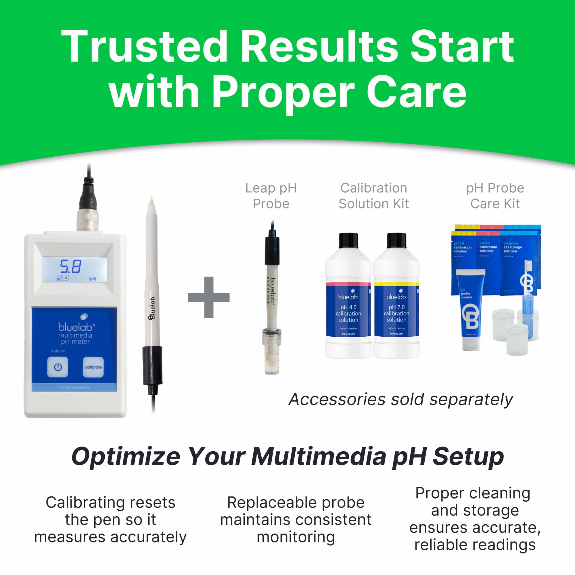 Bluelab METMULTI Multimedia PH Meter – Digital Handheld Hydroponic