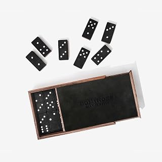 Leather Dominoes Set (Rich Black)