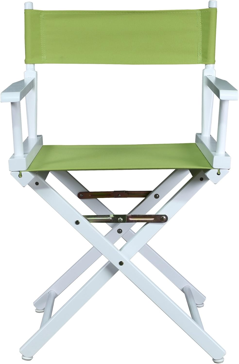 Casual Home 200-01/021-72 Director's Chair Canvas 18" - Classic Height WhiteFrame/Lime Green