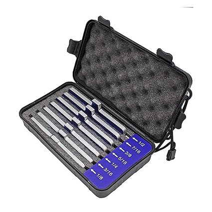 ELBME 7Pcs Router Table Set up Bars Gage Blocks Durable for Testing Woodworking | 1