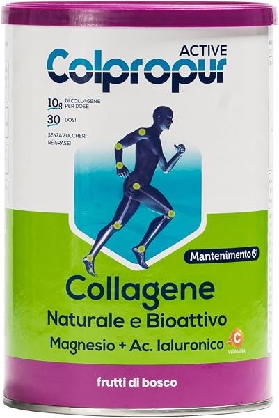 Colpropur Active Collagene in Polvere 330g Frutti di Bosco